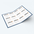 Calendrier de poche DOUBLE - Calendrier intérieur