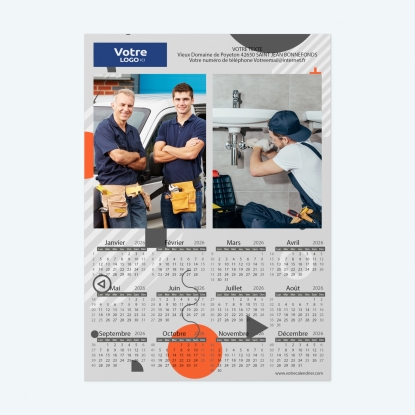 Calendrier Magnet (Aimanté)