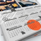 Calendrier Magnet (Aimanté) - Grille calendaire personnalisable