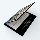 Carte calendrier photo - Avant et dos entièrement personnalisables