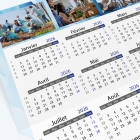 Carte calendrier photo - Grille calendaire 100% personnalisable
