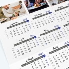 Carte calendrier photo - Grille calendaire 100% personnalisable