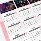 Carte calendrier photo - Grille calendaire 100% personnalisable