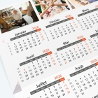 Carte calendrier photo - Grille calendaire 100% personnalisable