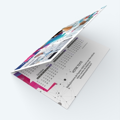 Carte calendrier photo