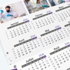 Carte calendrier photo - Grille calendaire 100% personnalisable
