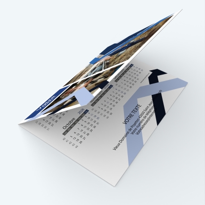 Carte calendrier photo