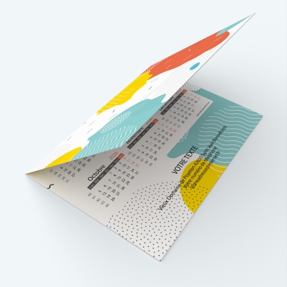 Carte calendrier photo