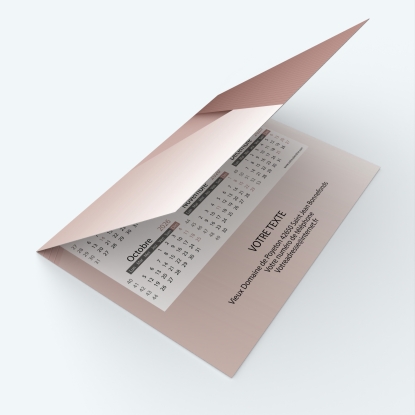 Carte calendrier photo