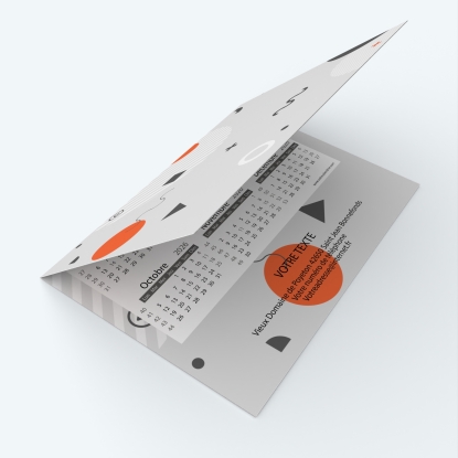 Carte calendrier photo