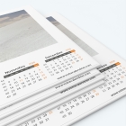Calendrier bancaire carton Grille en Carrés