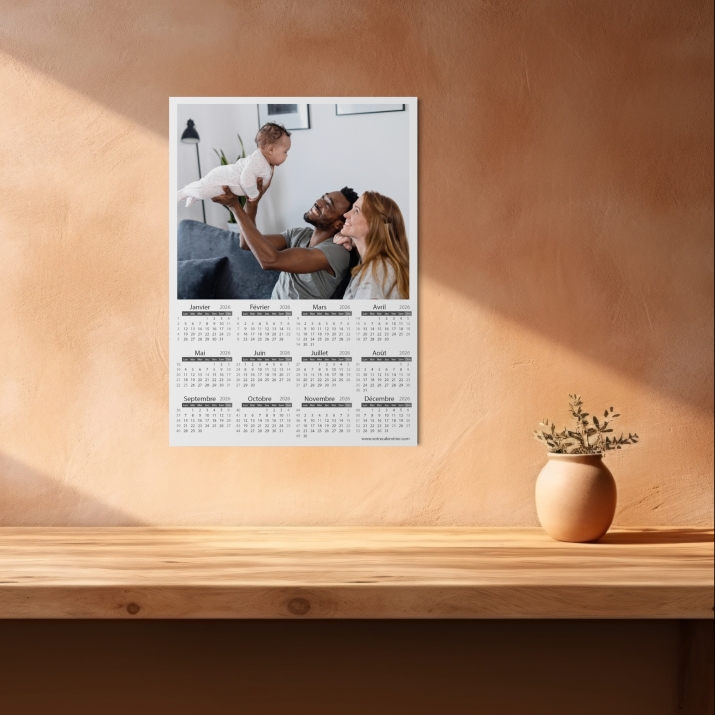 Calendrier poster photo