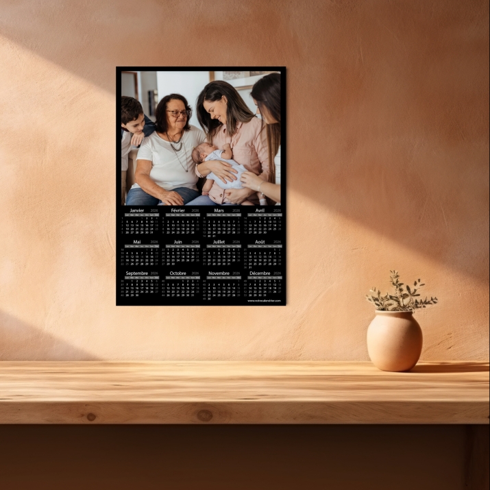 Calendrier poster photo