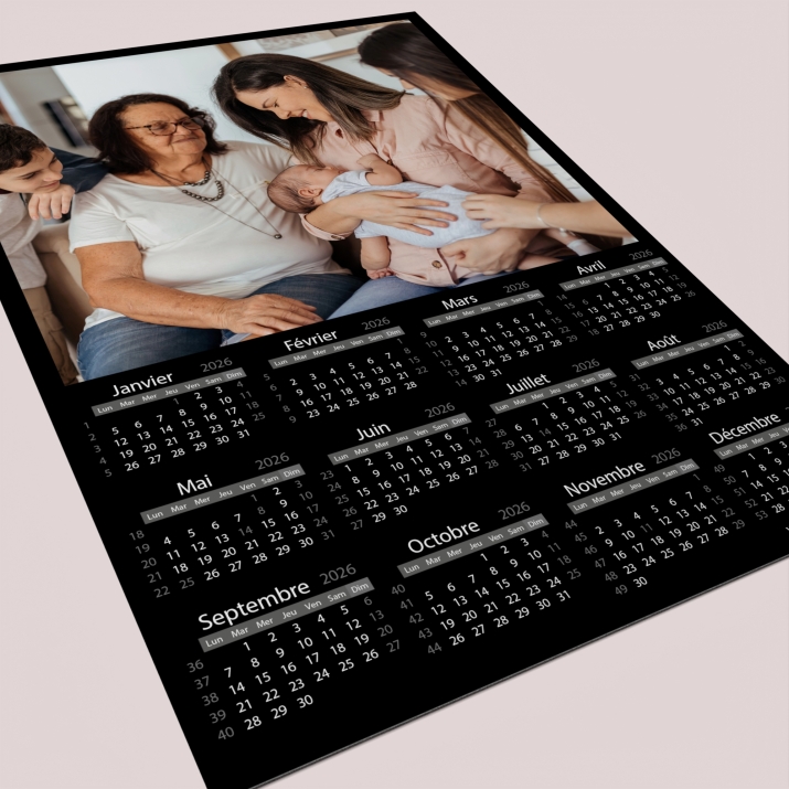 Calendrier poster photo