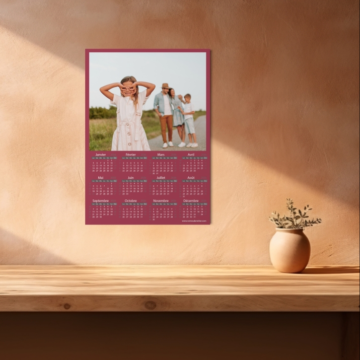 Calendrier poster photo