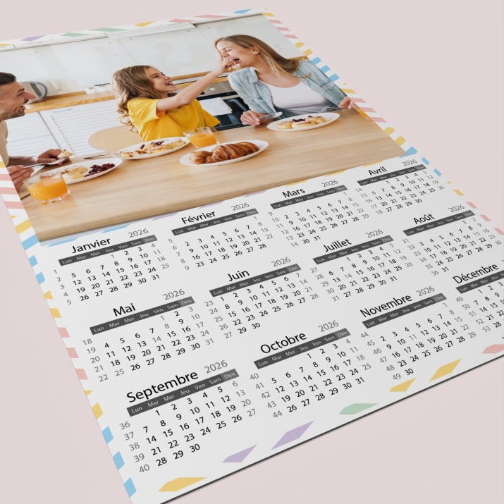 Calendrier poster photo