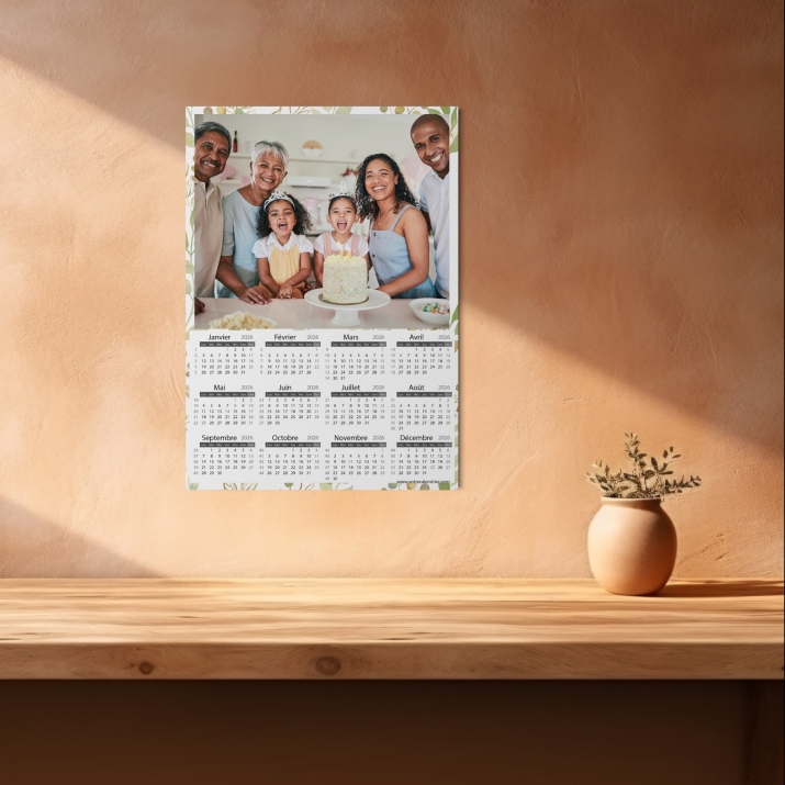 Calendrier poster photo