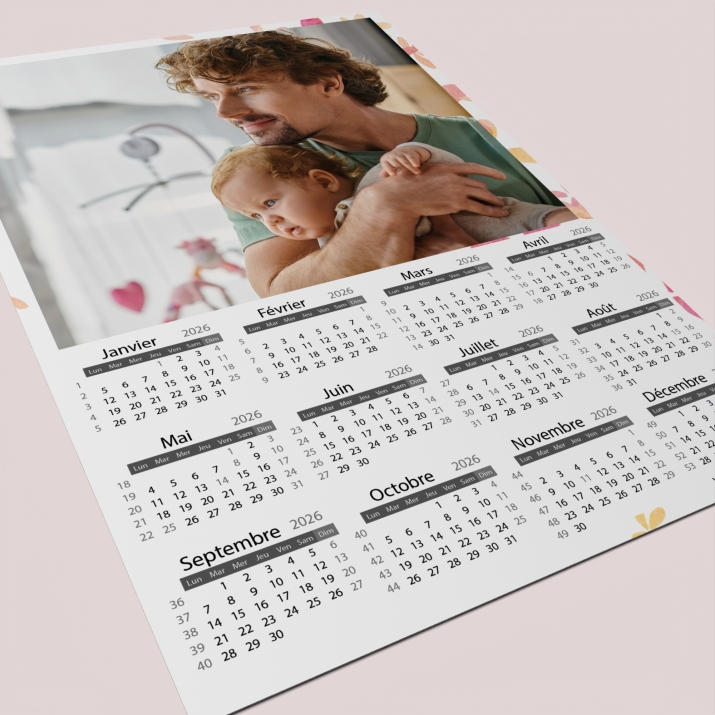 Calendrier poster photo
