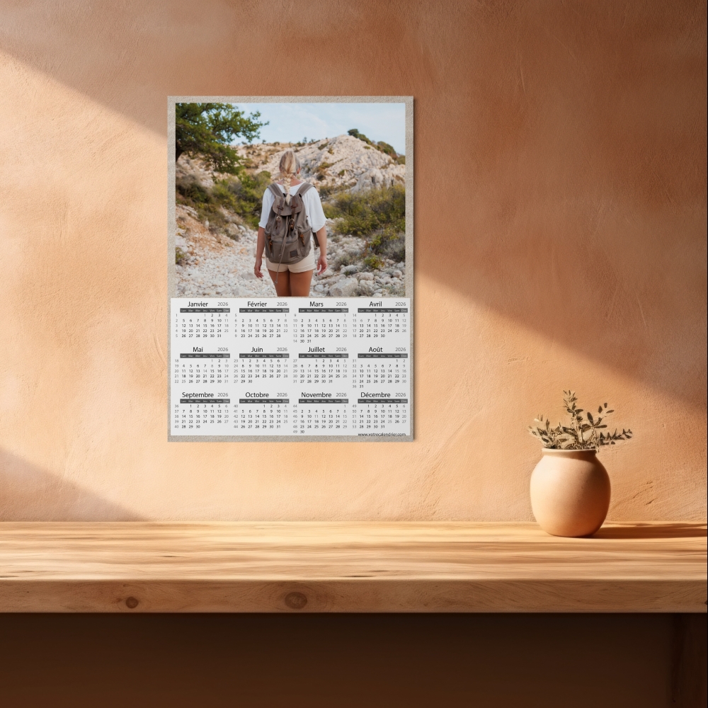Calendrier poster photo