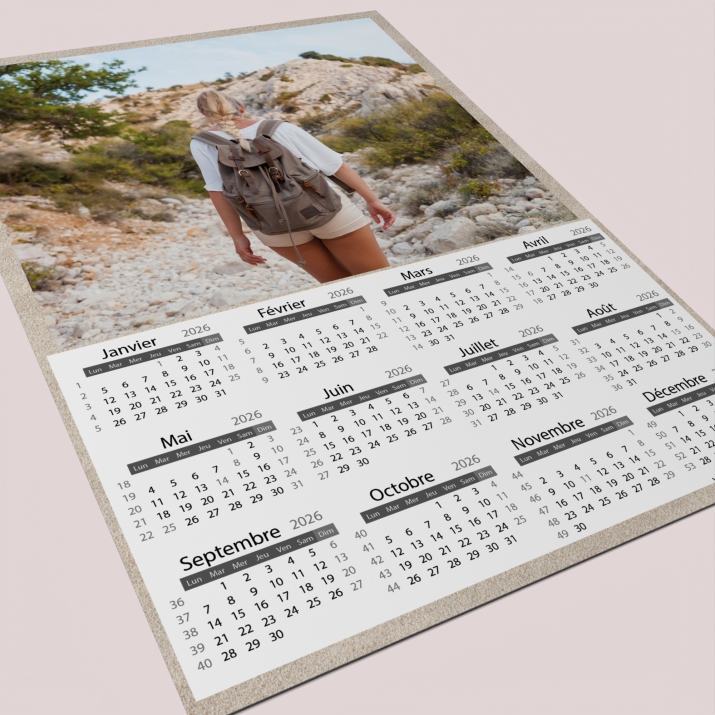 Calendrier poster photo