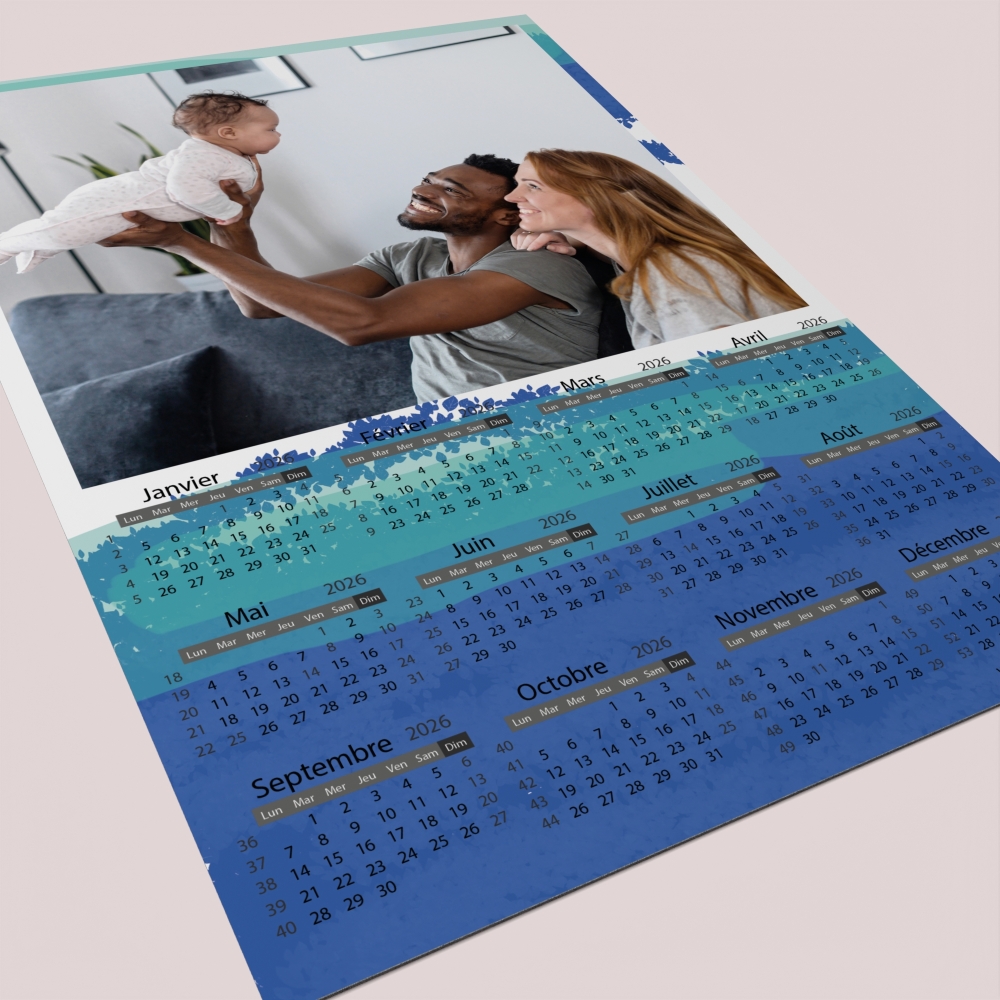 Calendrier poster photo