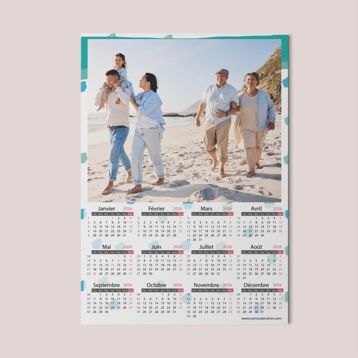 Calendrier poster photo