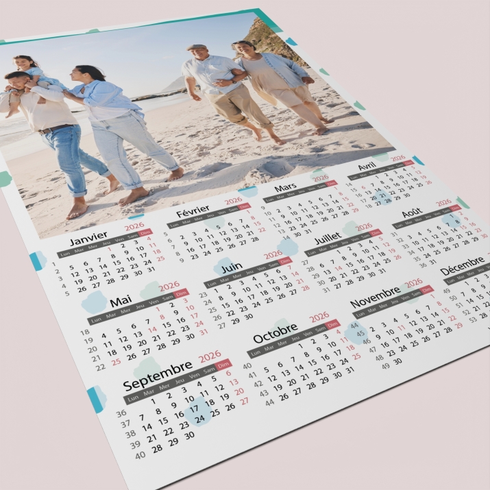 Calendrier poster photo