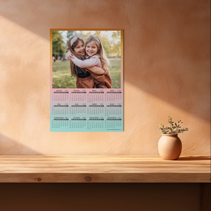 Calendrier poster photo