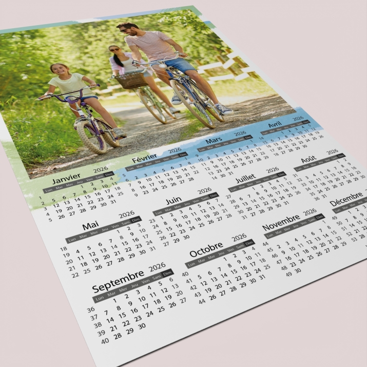 Calendrier poster photo