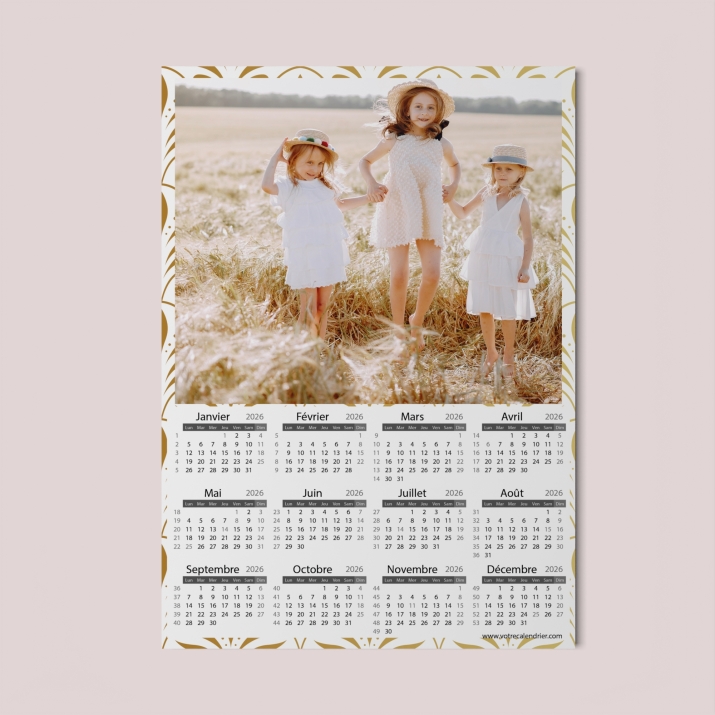 Calendrier poster photo
