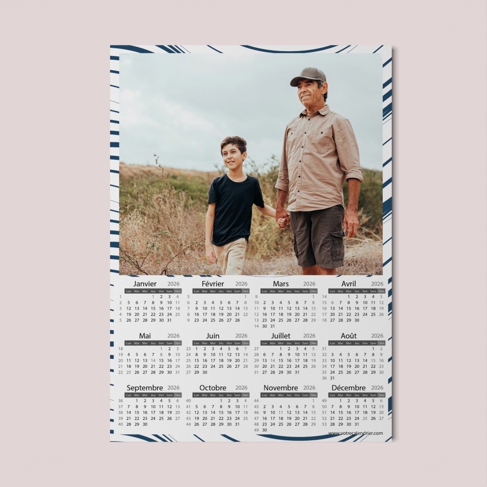 Calendrier poster photo