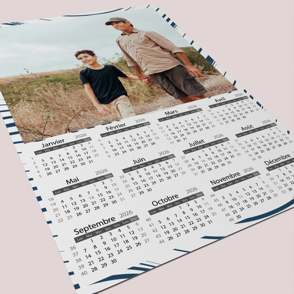 Calendrier poster photo