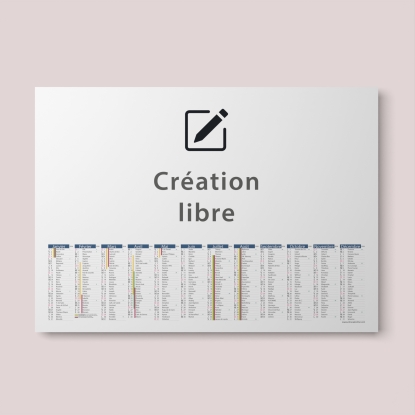 Calendrier photo bancaire