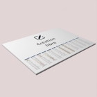 Calendrier photo bancaire