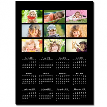 Calendrier poster photo