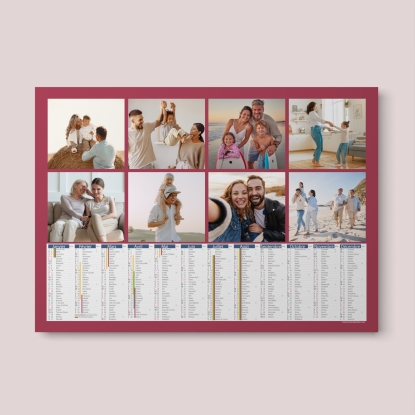 Calendrier photo bancaire