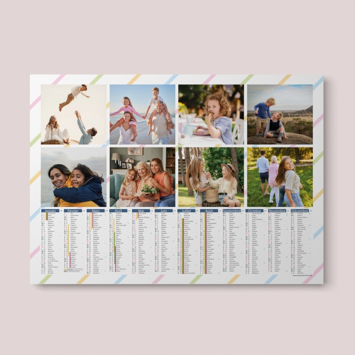 Calendrier photo bancaire