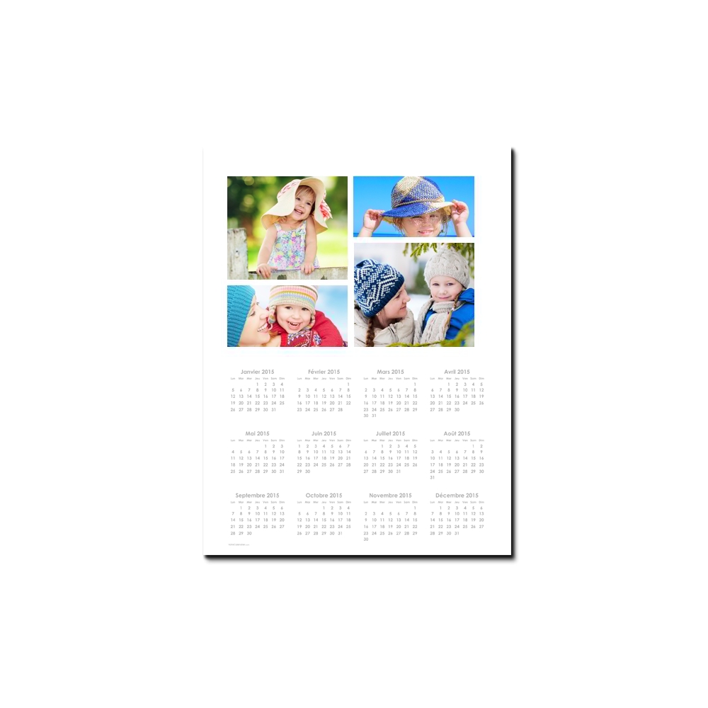 Calendrier poster photo