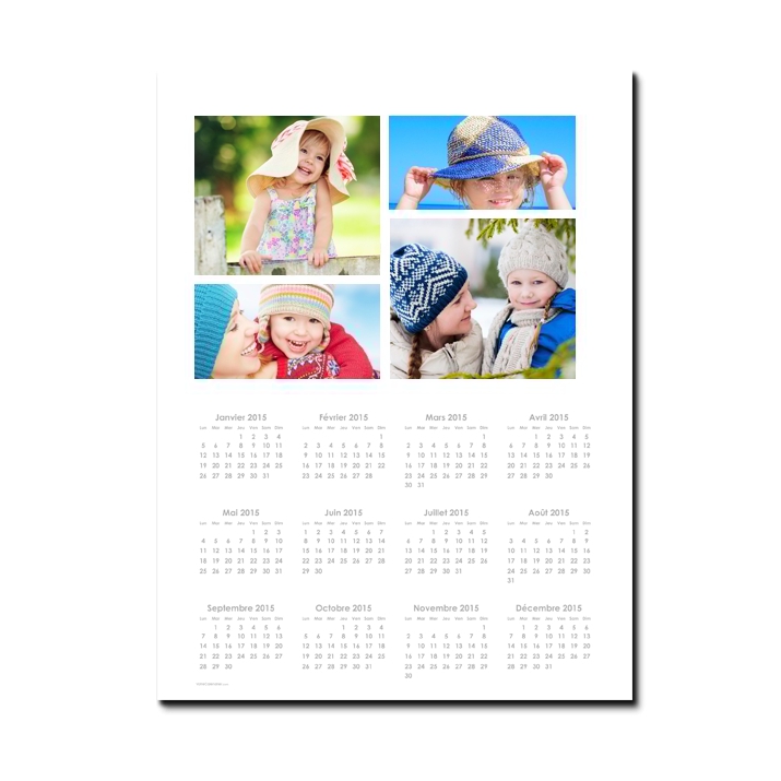 Calendrier poster photo