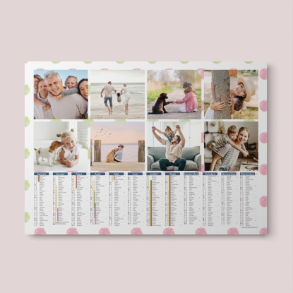 Calendrier photo bancaire