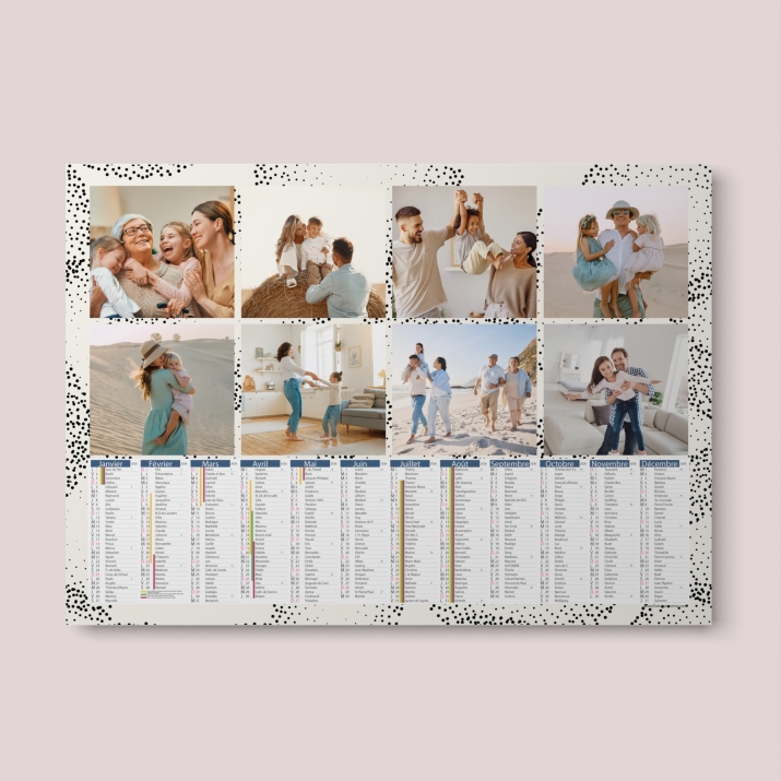 Calendrier photo bancaire