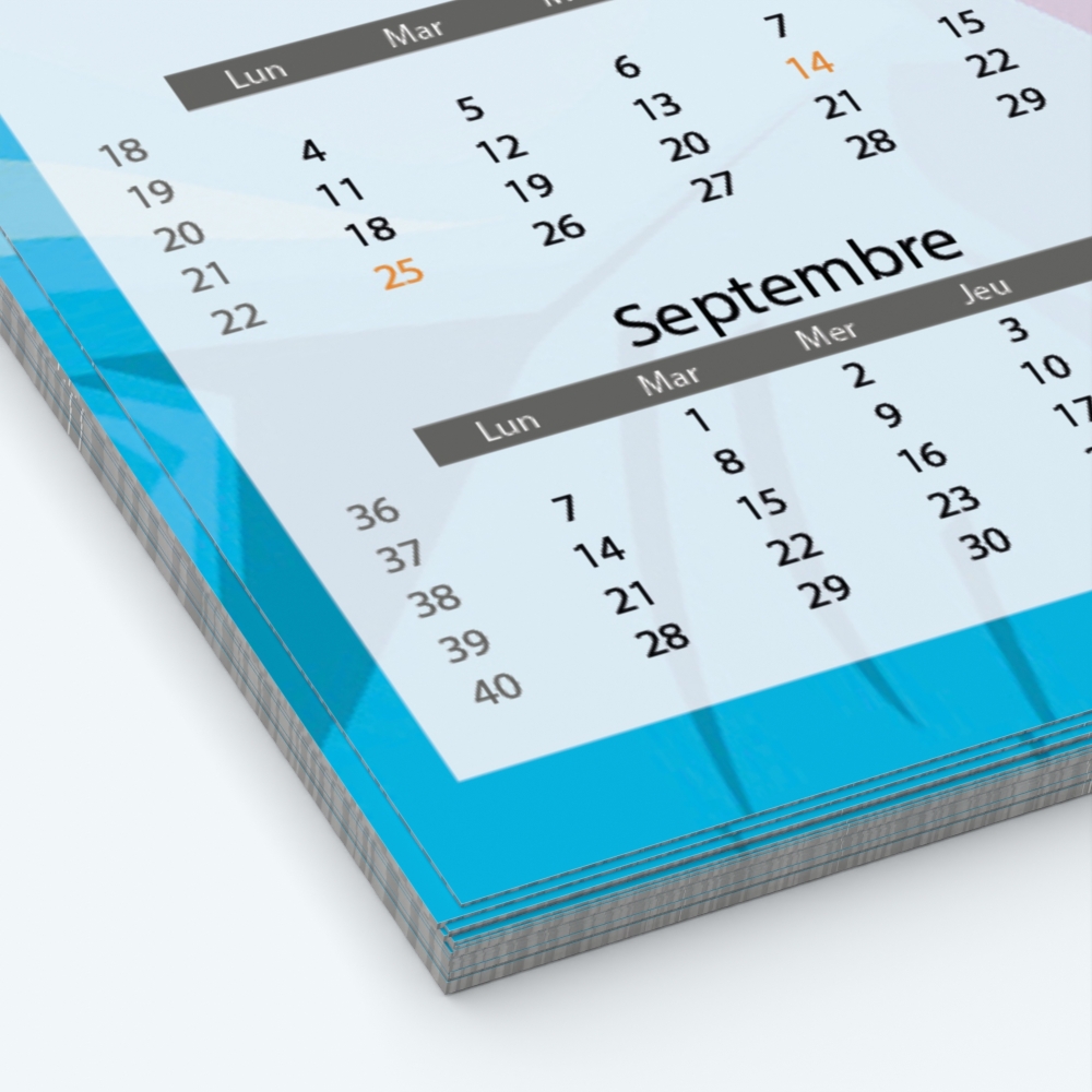 Calendrier photo Maillot de Danse - Papier épais rigide 400 g/m2