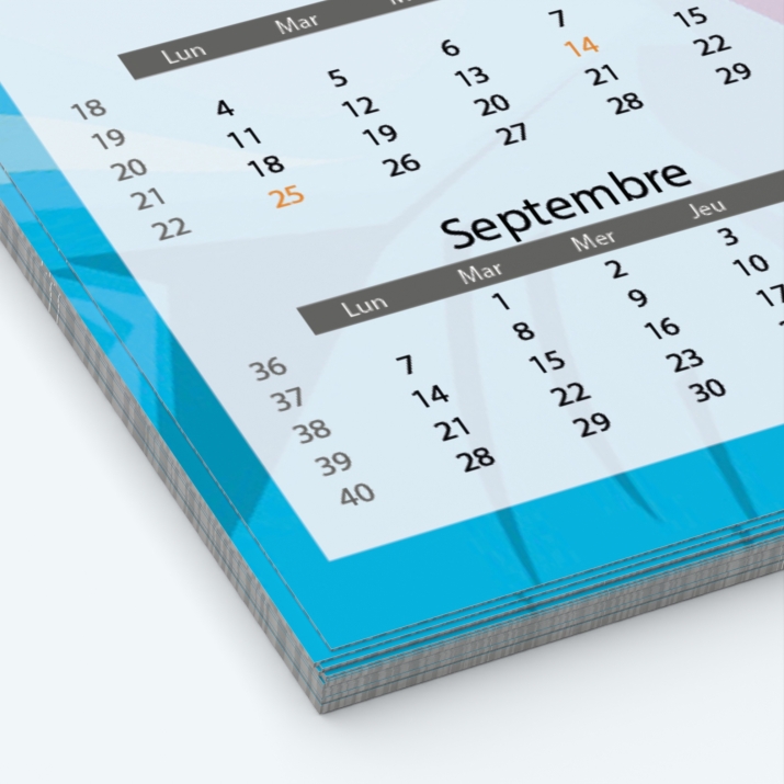 Calendrier photo Maillot de Danse - Papier épais rigide 400 g/m2