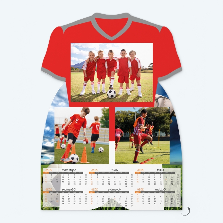 Calendrier photo Maillot de Football