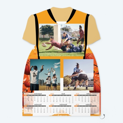 Calendrier photo Maillot de Basket