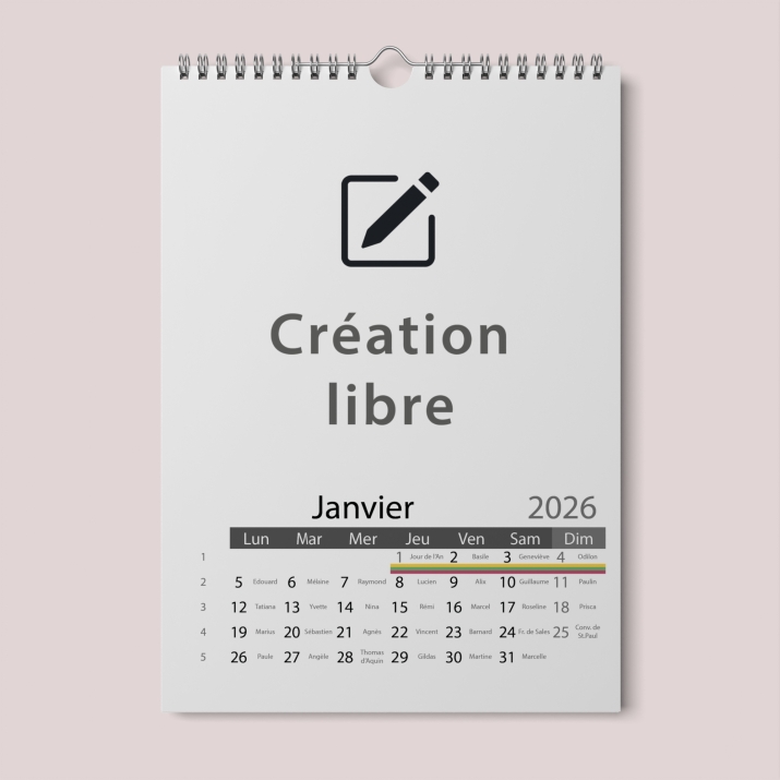 Calendrier PHOTO CLASSIQUE