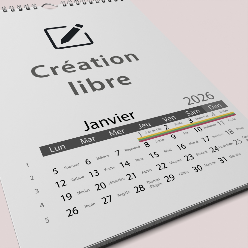 Calendrier PHOTO CLASSIQUE