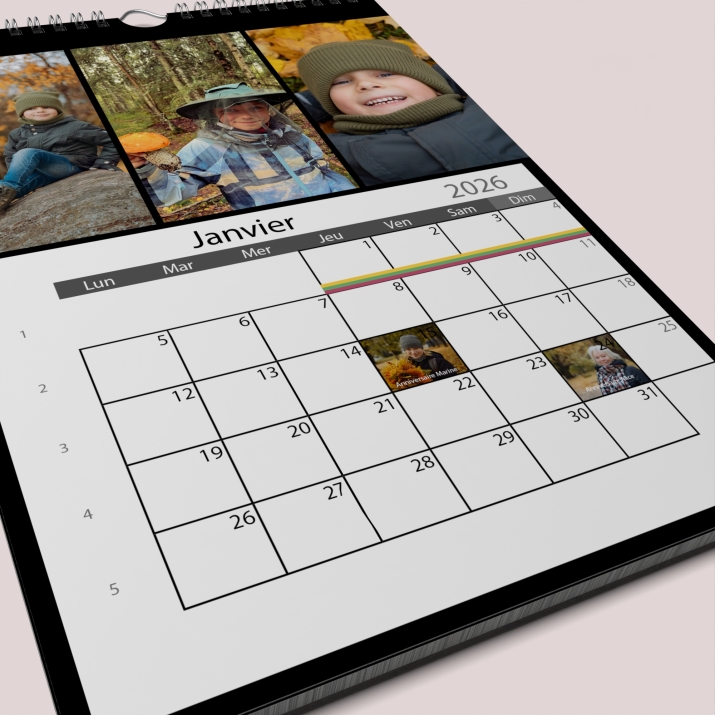 Calendrier PHOTO DATE