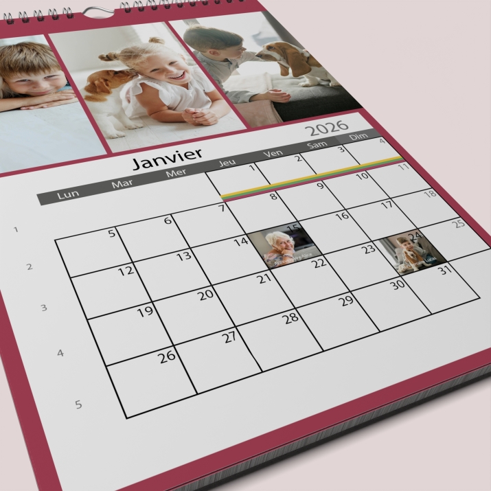 Calendrier PHOTO DATE