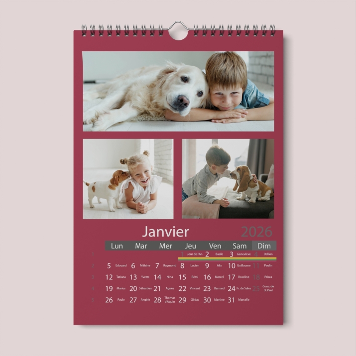 Calendrier PHOTO CLASSIQUE